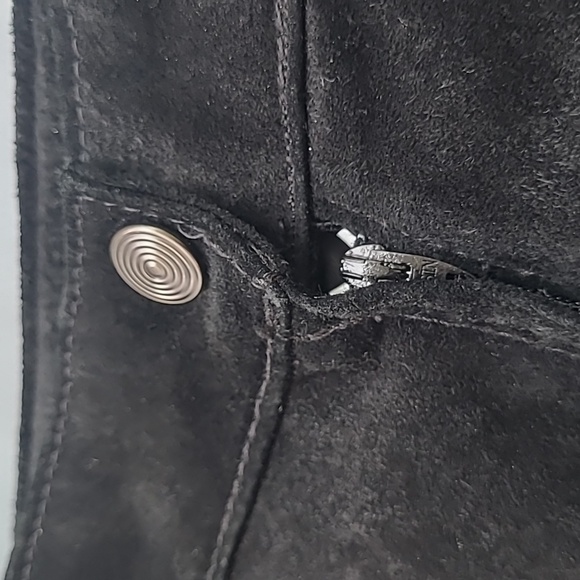 Black Suede Skirt from The Limited - Picture 3 of 7